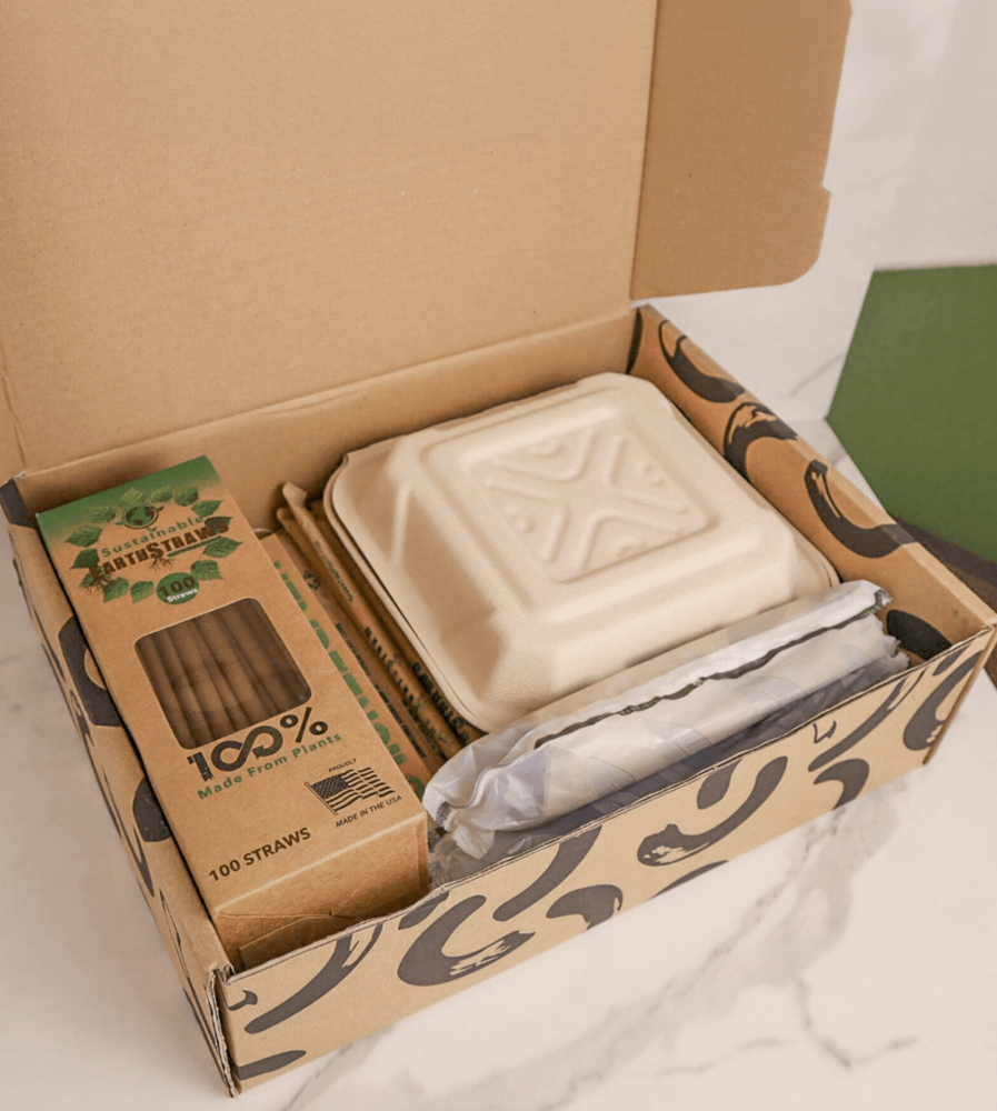 Hemp Straws, Cutlery, Dinnerware Sample Box