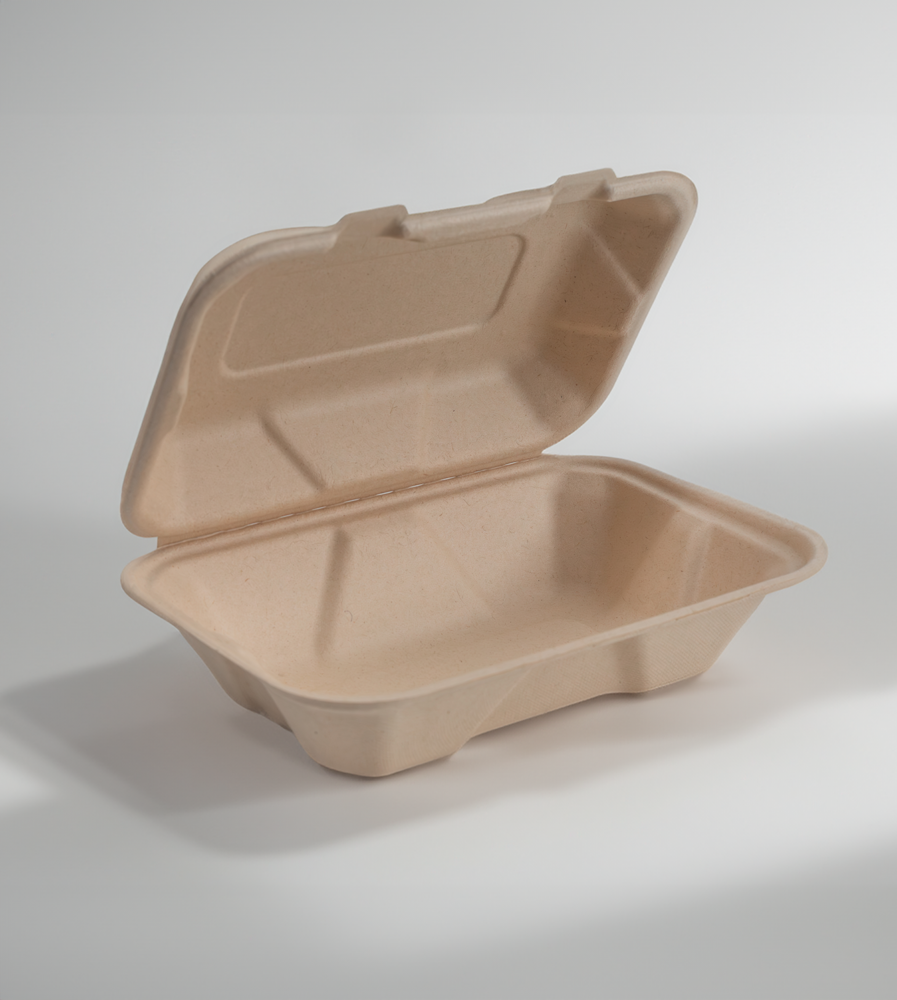 Compostable Fiber Clamshell, Plant-based Products