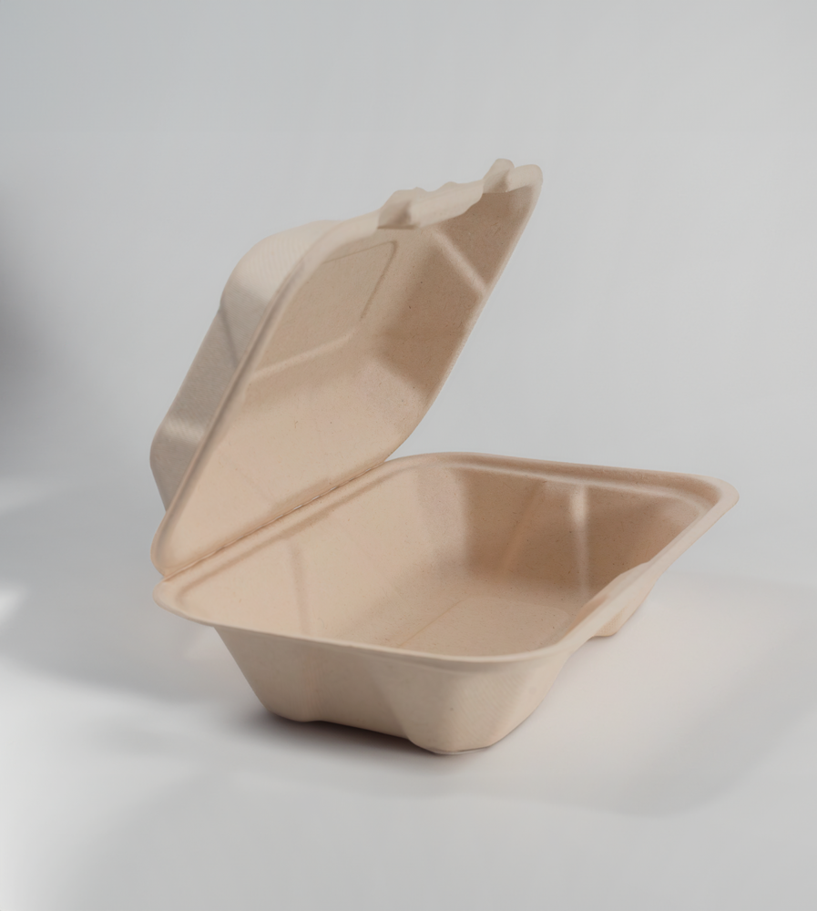 Compostable Fiber Clamshell, Plant-based Products