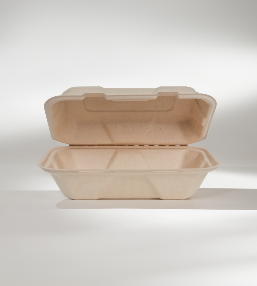 Compostable Fiber Clamshell, Plant-based Products